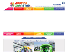 Tablet Screenshot of jumpingzaanstad.nl